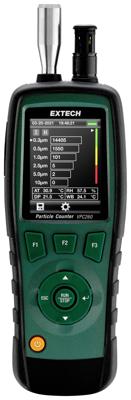 Extech VPC260 Deeltjesteller Temperatuur, Luchtvochtigheid