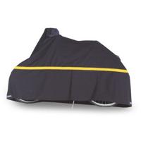 Vk fiets / scooter hoes pyama de luxe stof zwart - thumbnail