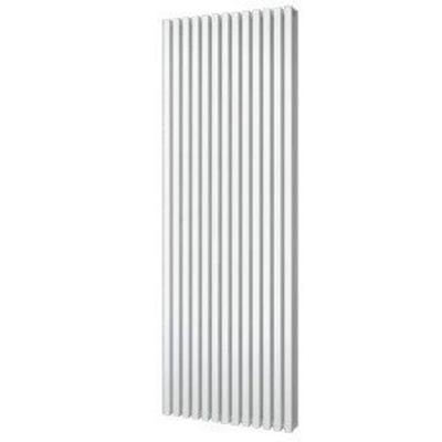 Plieger Siena designradiator verticaal dubbel 1800x606mm 2030W wit structuur 7253151