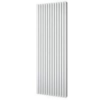 Plieger Siena designradiator verticaal dubbel 1800x606mm 2030W wit structuur 7253151 - thumbnail