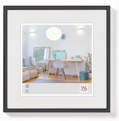 walther+ design KV220B Wissellijst Papierformaat: 20 x 20 cm (b x h x d) 21 x 21 x 1.4 cm Zwart walther+ design KV220B Wissellijst Papierformaat: 20 x 20 cm (b x h x d) 21 x 21 x 1.4 cm Zwart