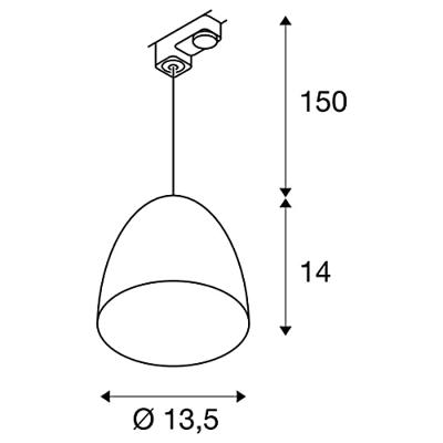 SLV Para Cone 14 3-fase - 1002686