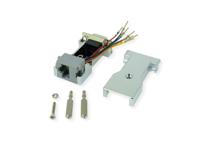 ROLINE DB9 male-RJ45 female 8P/8C 8 aders., zilver - thumbnail