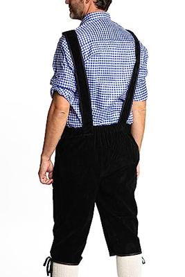Lederhose lang zwart Karl