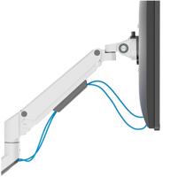 Neomounts ds70-250wh1 desk monitor arm, clamp/grommet, 9 kg, 17" - 35", white - thumbnail