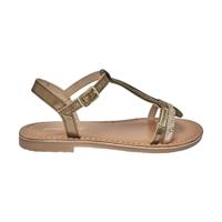 Leren kindersandalen Bada LES TROPEZIENNES® PAR M. BELARBI brons - thumbnail