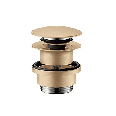 Push Open Afvoergarnituur DN32 HansGrohe Brushed Bronze Push Open Afvoergarnituur DN32 HansGrohe Brushed Bronze