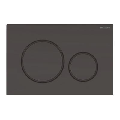 Bedieningsplaat Geberit Sigma 20 2-Toets Spoeling Zwart Bedieningsplaat Geberit Sigma 20 2-Toets Spoeling Zwart