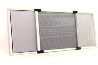 Muggennet IRS Wit 70 x 50 cm Ramen Uitschuifbaar (2 Stuks) - thumbnail