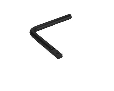 GB kruk 110x115 boerenklink dd 40 epoxy zwart etiket | 1 stuk - 17204231