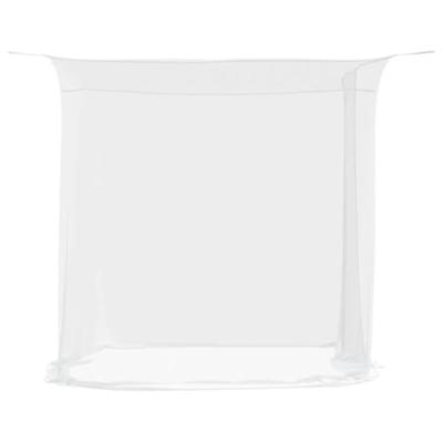 VidaXL Hangende klamboe 156 gaas 220x120x150 cm wit - thumbnail