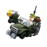 Sluban WWII - Off-Road Vehicle bouwstenen set (M38-B0678B) - thumbnail