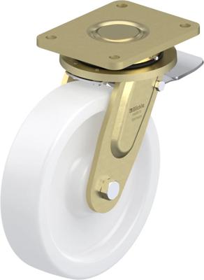 Blickle LS-SPO 250G-ST Zwenkwiel met rem Wieldiameter: 250 mm Draagvermogen (max.): 2000 kg 1 stuk(s)