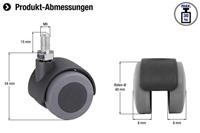 Metafranc Dubbel Wiel Parket 40Mm M8 W - WU0802210 - thumbnail