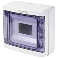 Sygonix SY-5491852 Kleine verdeelkast Opbouw (op muur) Aantal groepen: 8 Aantal rijen: 1 Inhoud: 1 stuk(s) - thumbnail