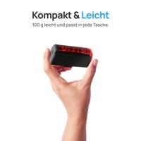 FISCHER FAHRRAD PLUS TWIN STOP Achterlicht LED Zwart - thumbnail