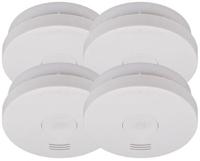 Brennenstuhl Rookmelder Set van 4 stuks werkt op batterijen - thumbnail