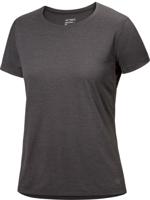 Arcteryx Taema Crew SS T-shirt Dames Black Heather M - thumbnail
