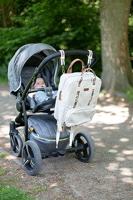 Luiertas in rugzakmodel Family Club Signature CHILDHOME ecru - thumbnail