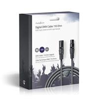Benel xlr kabel 3-pins xlr male naar female 10m - thumbnail