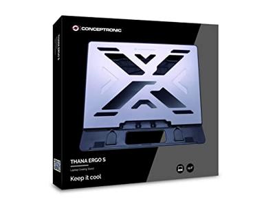 Conceptronic THANA ERGO S, Laptop Cooling Stand Cooling-pad voor laptop