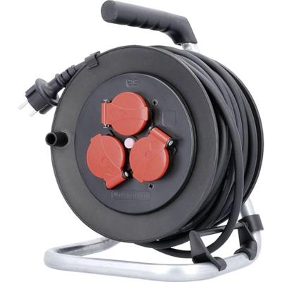 Schwabe kabelhaspel neopreen 3x1,5mm zware bouw industrie uitvoering 25 meter 10128