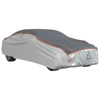 VidaXL Autohoes voor sedan hagelbescherming xxl zilverkleurig en grijs VidaXL Autohoes voor sedan hagelbescherming xxl zilverkleurig en grijs