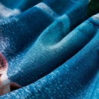 Kindershirt met lange mouwen beren en landschapprint 104 marineblauw - thumbnail