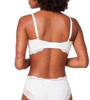 Lift Smart push up Bh zonder beugel - kanten Beugelloze bh met smalle bandjes - voorgevormd - thumbnail