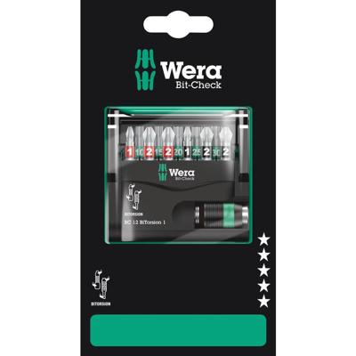 Wera 05136385001 12-delige bit-check bitorsion 1 bitset in cassette - 05136385001 Wera 05136385001 12-delige bit-check bitorsion 1 bitset in cassette - 05136385001