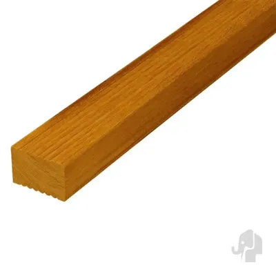 Elephant Regel Kapur Hardhout - L305 x B6.8 x H4.5 cm Elephant Regel Kapur Hardhout - L305 x B6.8 x H4.5 cm