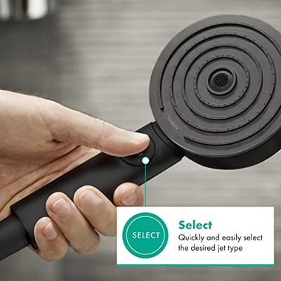 Hansgrohe Handdouche Pulsify Select S 3jet Relaxation 10.5 cm Mat Zwart Hansgrohe Handdouche Pulsify Select S 3jet Relaxation 10.5 cm Mat Zwart