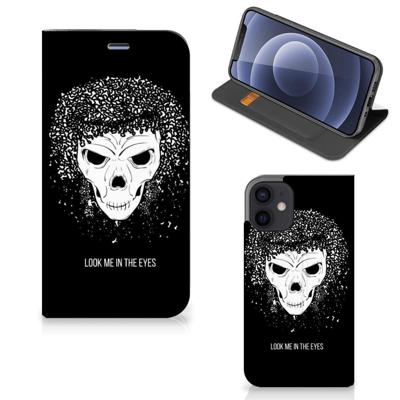 Mobiel BookCase iPhone 12 Mini Skull Hair Mobiel BookCase iPhone 12 Mini Skull Hair