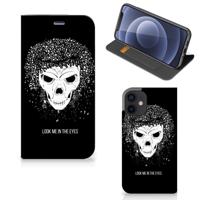Mobiel BookCase iPhone 12 Mini Skull Hair - thumbnail
