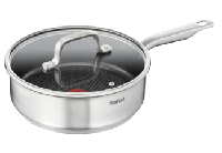 Tefal Virtuoso Hapjespan 24 cm RVS - thumbnail