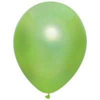 Lichtgroene Metallic ballonnen 30cm - 10 stuks - thumbnail