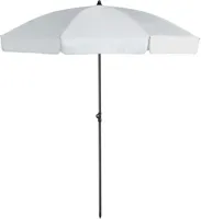 Parasol aruba 200cm wit - thumbnail