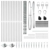 Weidehekwerk Zilver 50 x 1.5 m Gegalvaniseerd staal - thumbnail