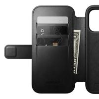 Nomad Horween lederen folio iPhone 17 Pro - Black - thumbnail