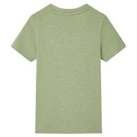 Kindershirt 140 lichtkakikleurig - thumbnail