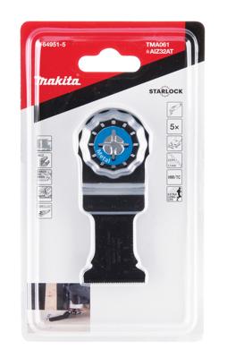 Makita TMA061 Invalzaagblad | RVS | 32 x 40 mm | 5 stuks - B-64951-5