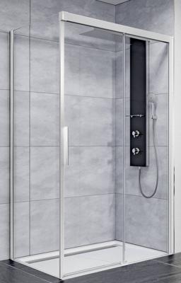 Ben IMotion zijwand links t.b.v. schuifdeur 90x206cm chroom/helder glas