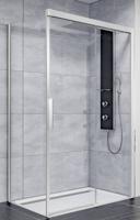 Ben IMotion zijwand links t.b.v. schuifdeur 90x206cm chroom/helder glas - thumbnail