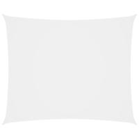 Zonnescherm rechthoekig 5x7 m oxford stof wit - thumbnail