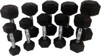 Tunturi Hexa Dumbellset 1-10 kg - thumbnail