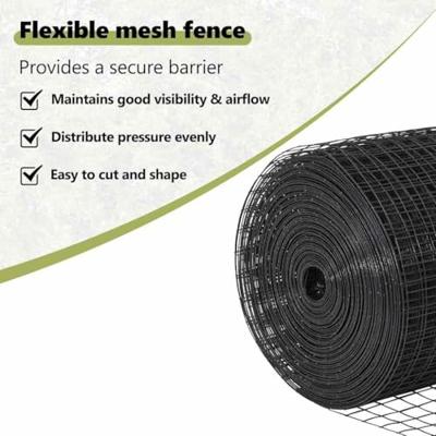 VidaXL Afrasteringspaal grijs 10 x 0,5 m (16 x 16 mm gaas) staal