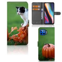 Motorola Moto G 5G Plus | Telefoonhoesje | Met pasjeshouder | Kitten - thumbnail