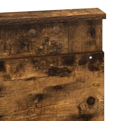 Bedframe met lade Gerookt eiken 150 x 200 cm Massief grenenhout