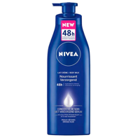 Nivea Body Milk Verzorgend 48u Met Pomp - 250 ML - thumbnail