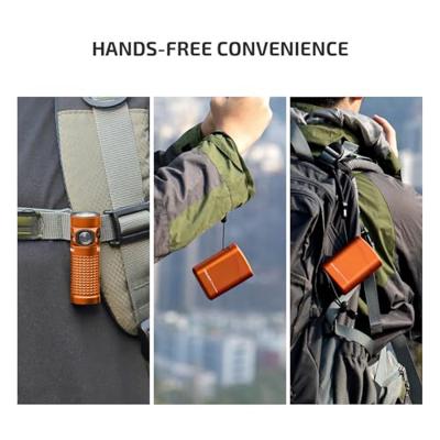 OLight Baton 4 (Orange) Zaklamp werkt op een accu 1300 lm